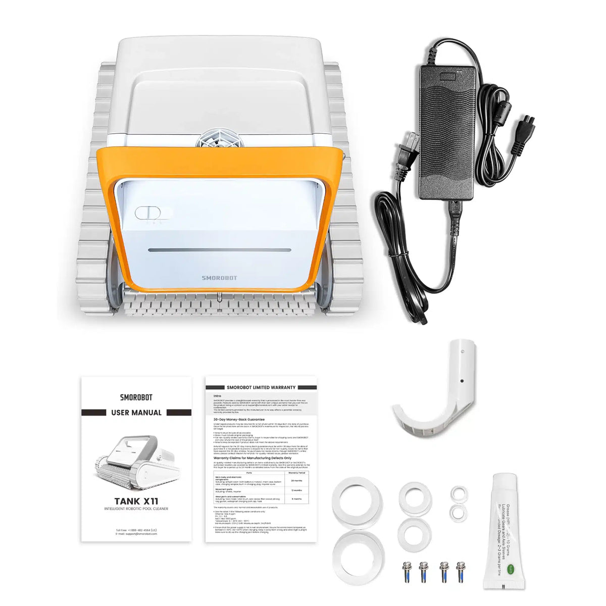 SMOROBOT (2023) Tank X11 Cordless Rechargeable Robotic Pool Cleaner Vacuum