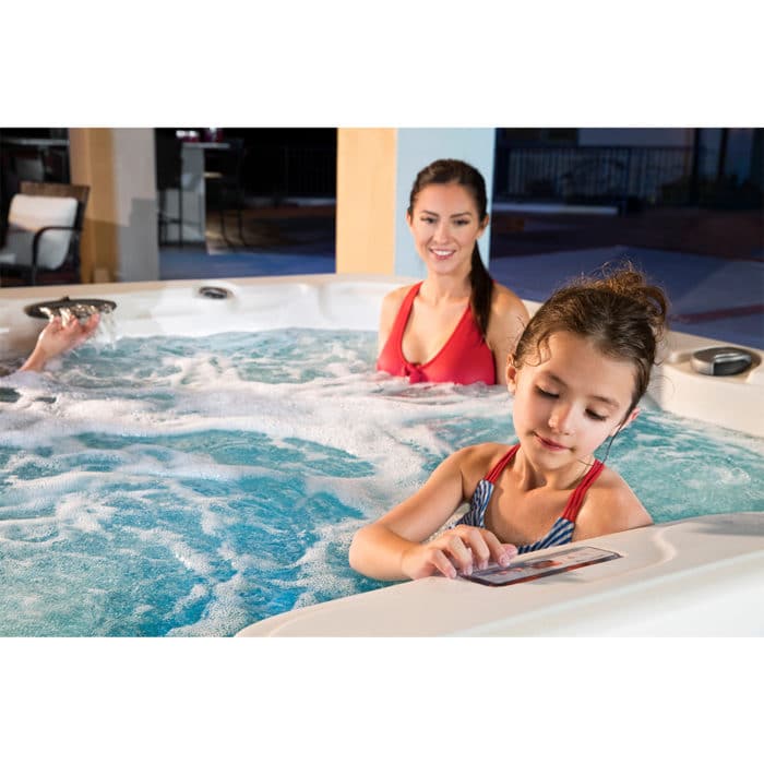 Special Edition Sea Salt / Gray Lifesmart LS700DX 7-Person 90-Jet 220-Volt Spa