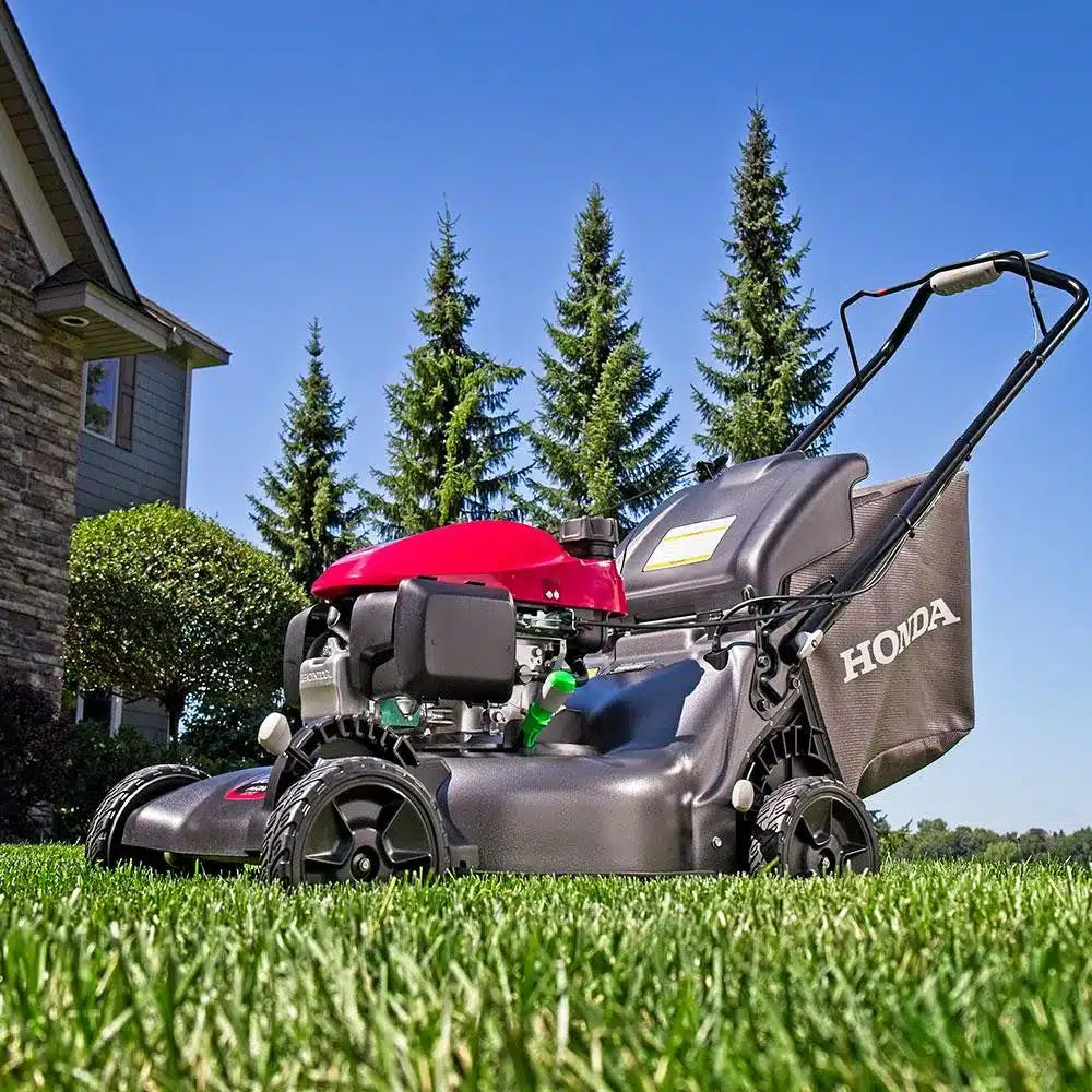 Honda HRN Walk-Behind Self-Propelled Lawn Mower With Twin Blade System
