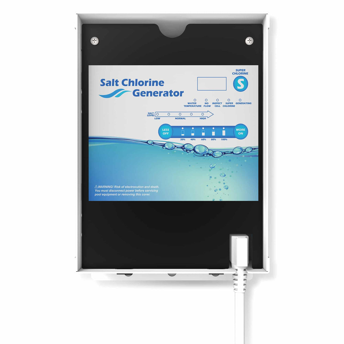 40000 Gallon Swimming Pool Salt Water Chlorine Generator Large