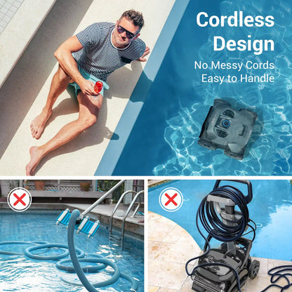 Fast Charging Version Aiper Seagull Pro Robotic Pool Vacuum Cleaner