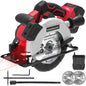 20V Cordless Circular Saw 6-1/2 Inch with 4.0Ah Battery and Charger Laser & Parallel Guide