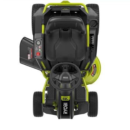 Ryobi 48V Brushless 30 In. 50 Ah Battery Electric Rear Riding Mower