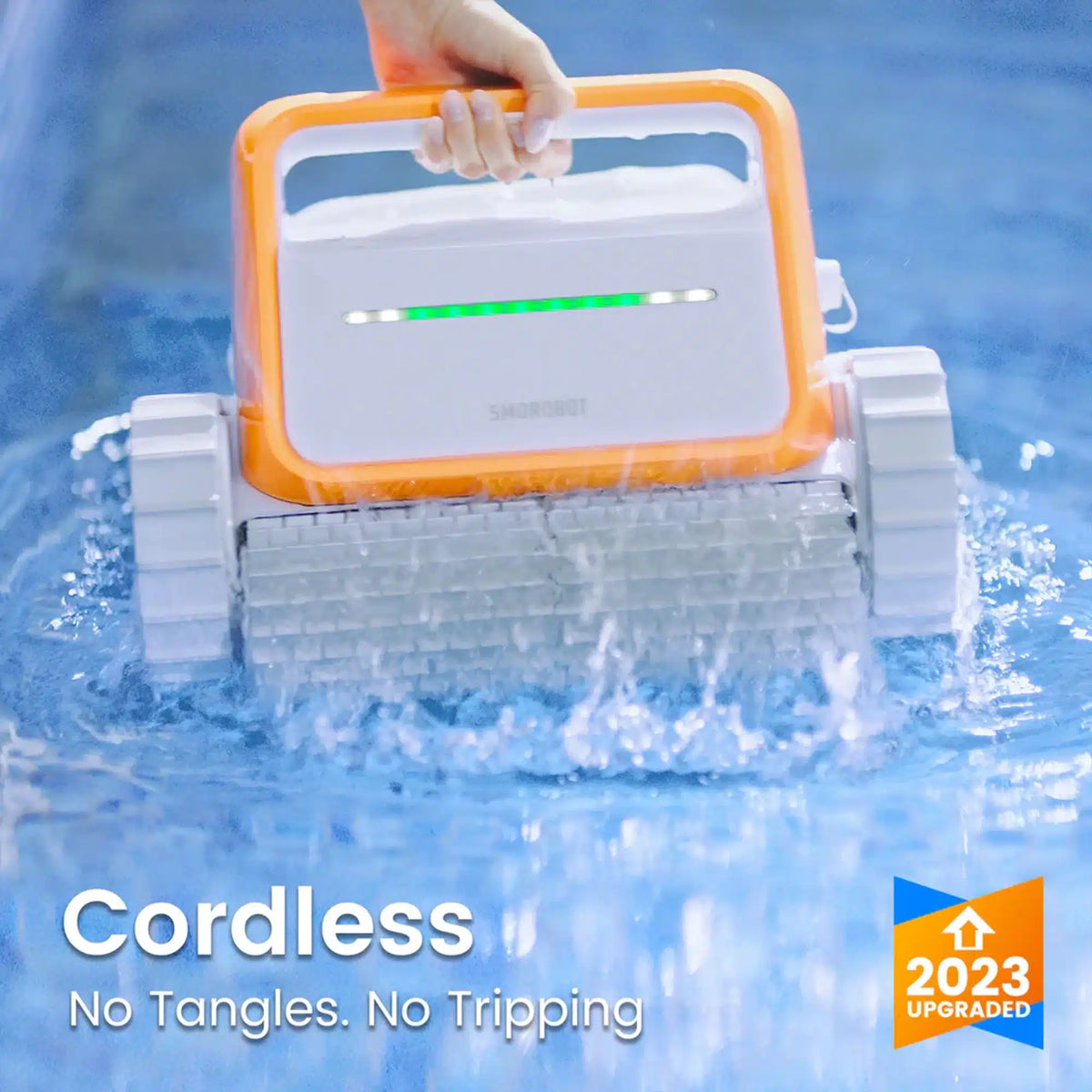 SMOROBOT (2023) Tank X11 Cordless Rechargeable Robotic Pool Cleaner Vacuum