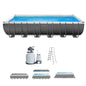 Intex 24′ x 12′ x 52″ Rectangular Ultra XTR Frame Swimming Pool