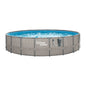 Summer Waves Active 20 Ft x 48 In Above Ground Frame Swimming Pool Set